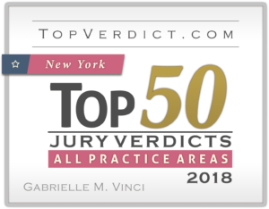 Gabrielle Vinci recognized by New York Top 50 Jury Verdicts